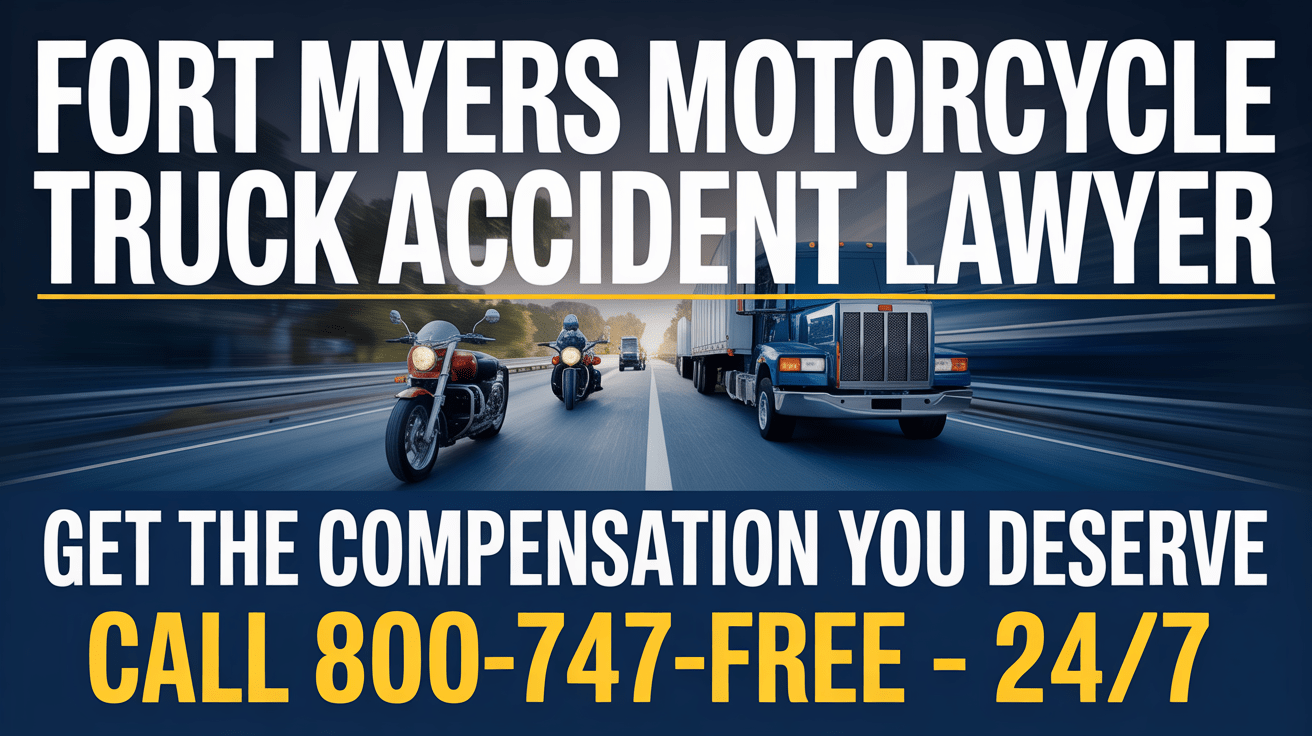 Abogado de Accidentes de Motocicleta y Camiones en Fort Myers