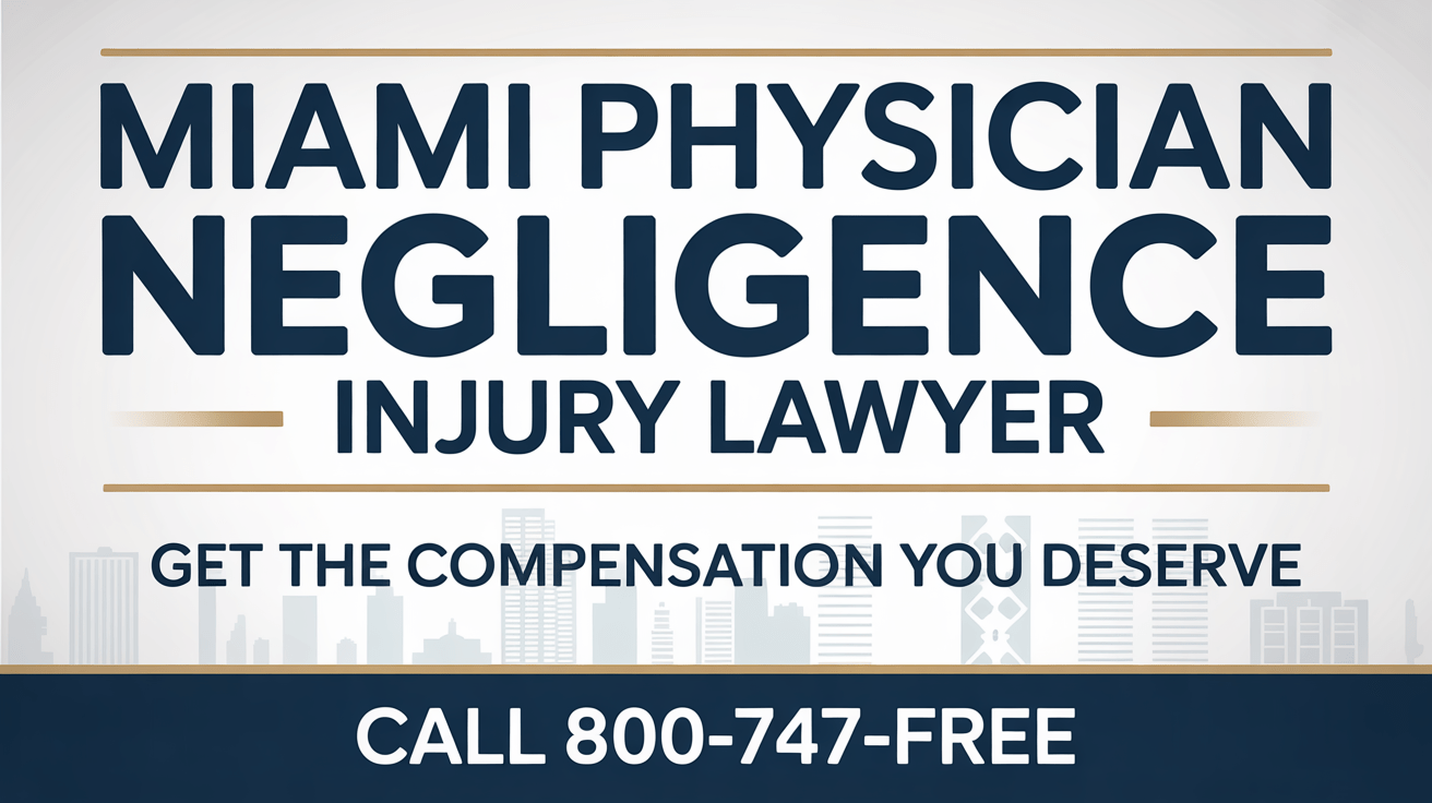 Miami Physician Negligence Injury Lawyer