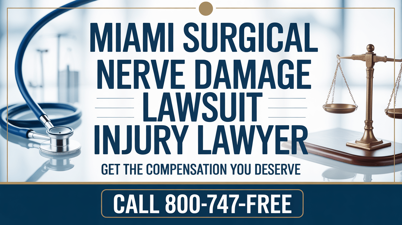 Abogado de daños nerviosos quirúrgicos en Miami