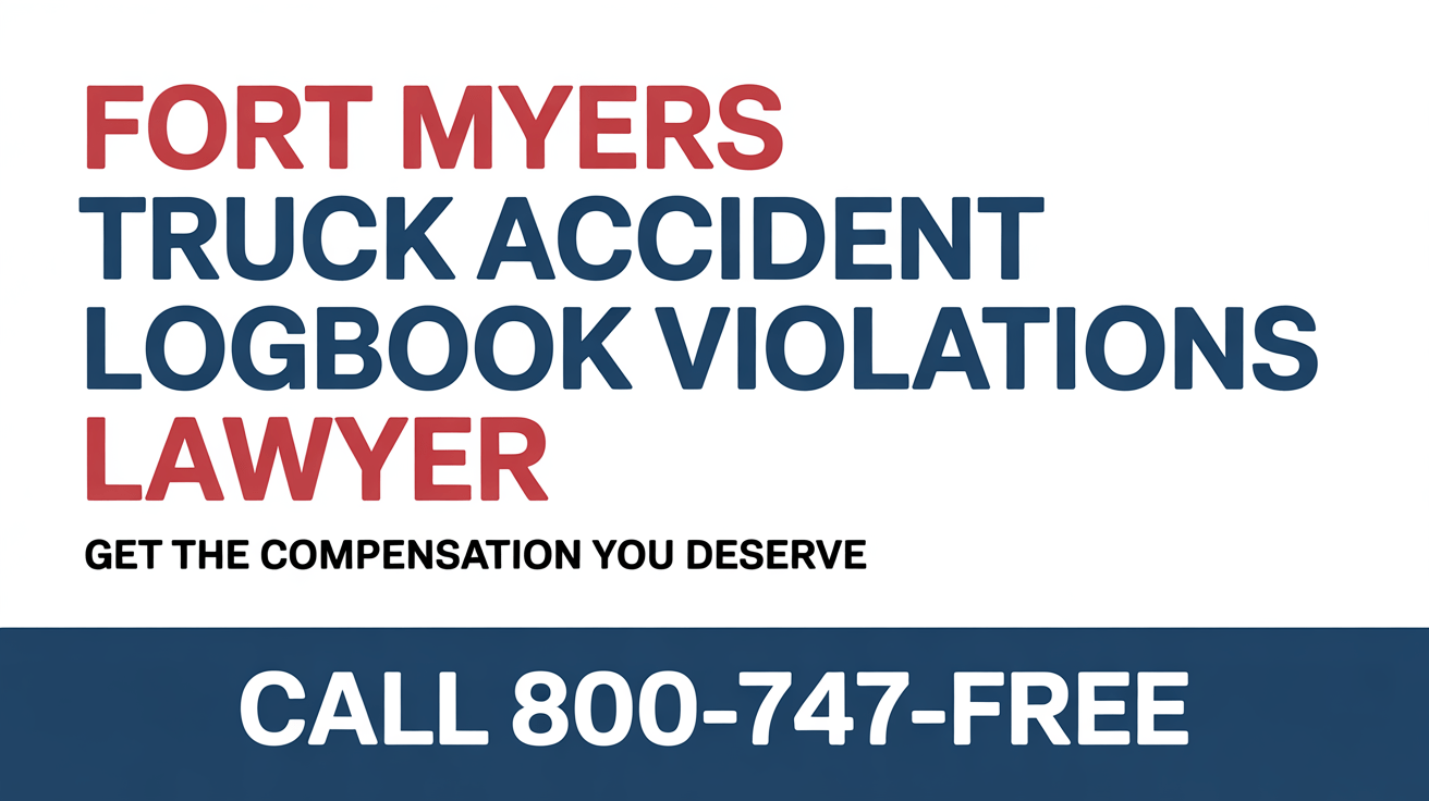 Fort Myers Truck Accident Logbook Violations Lawyer