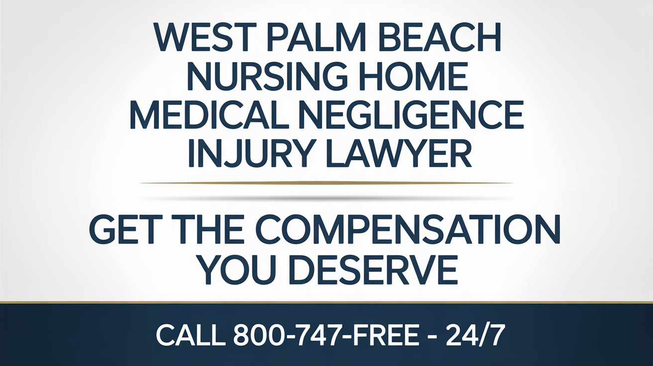 Abogado de lesiones por negligencia médica en residencias de ancianos en West Palm Beach