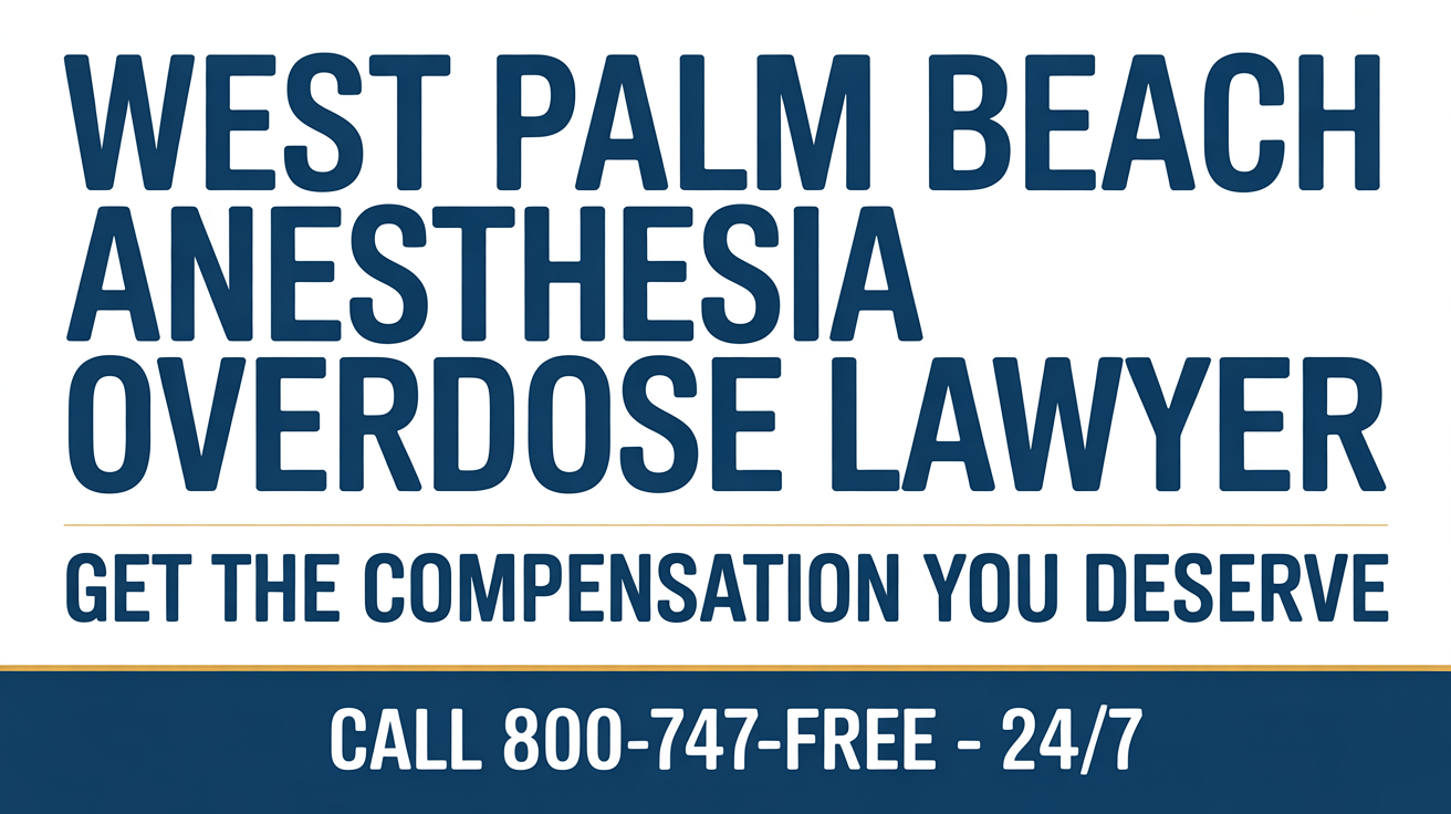 Abogado de sobredosis de anestesia en West Palm Beach