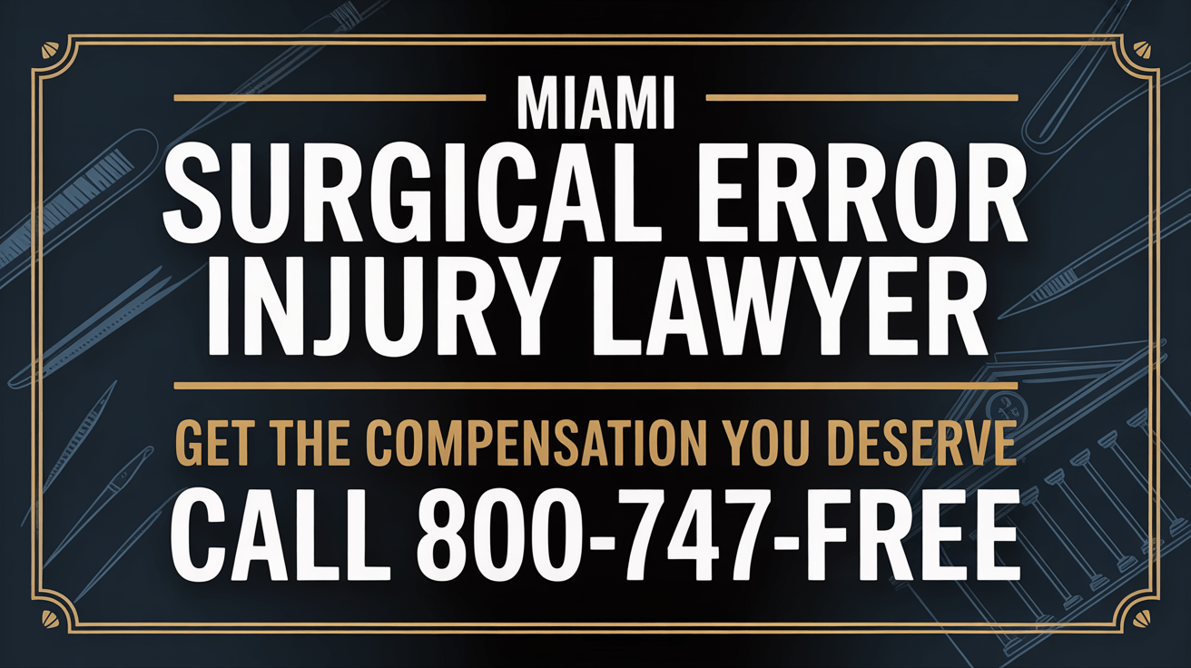 Abogado de Lesiones por Error Quirúrgico en Miami