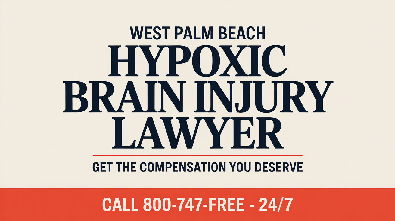 Abogado de lesiones cerebrales hipóxicas en West Palm Beach