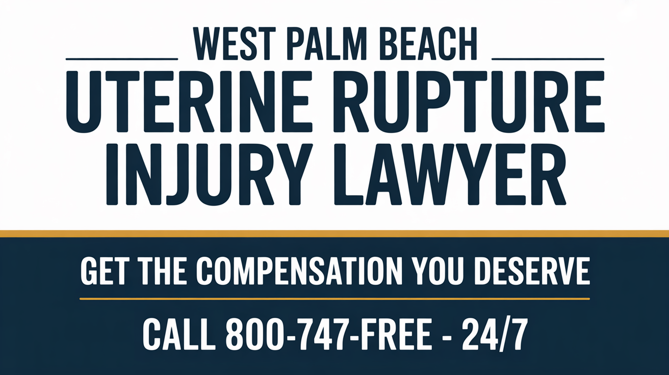 Abogado de lesiones por ruptura uterina en West Palm Beach