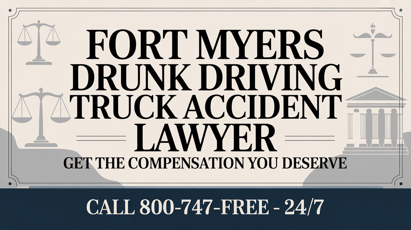 Abogado de Accidentes con Camiones por Conducción en Estado de Ebriedad en Fort Myers