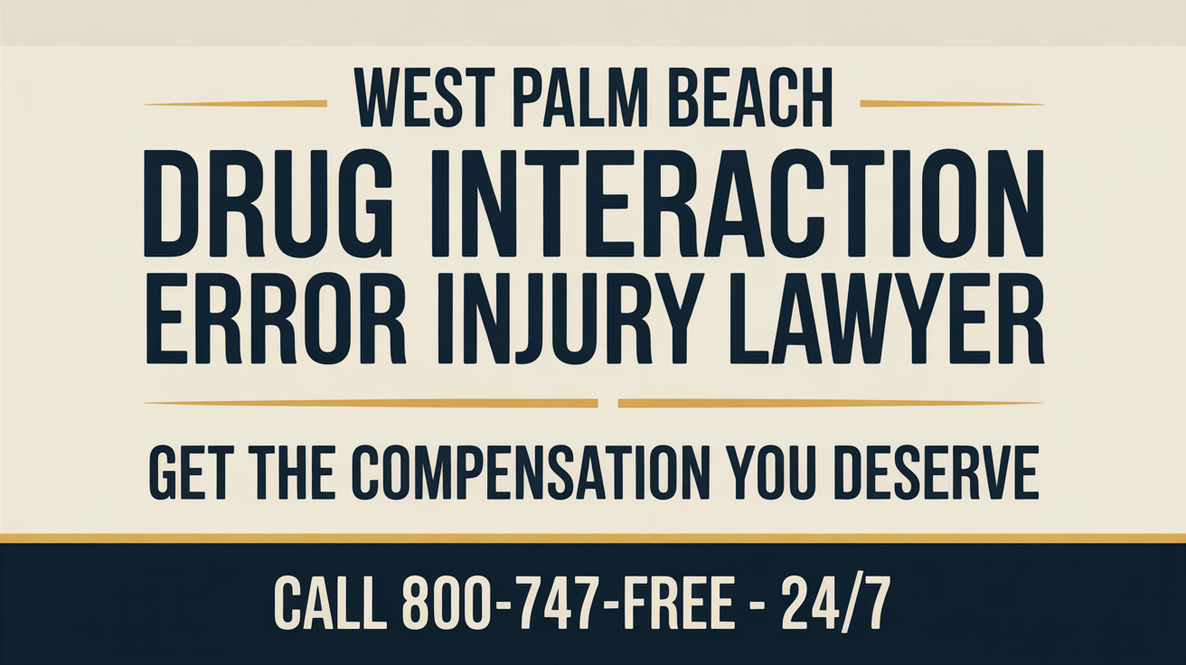 West Palm Beach Drug Interaction Error Injury Lawyer