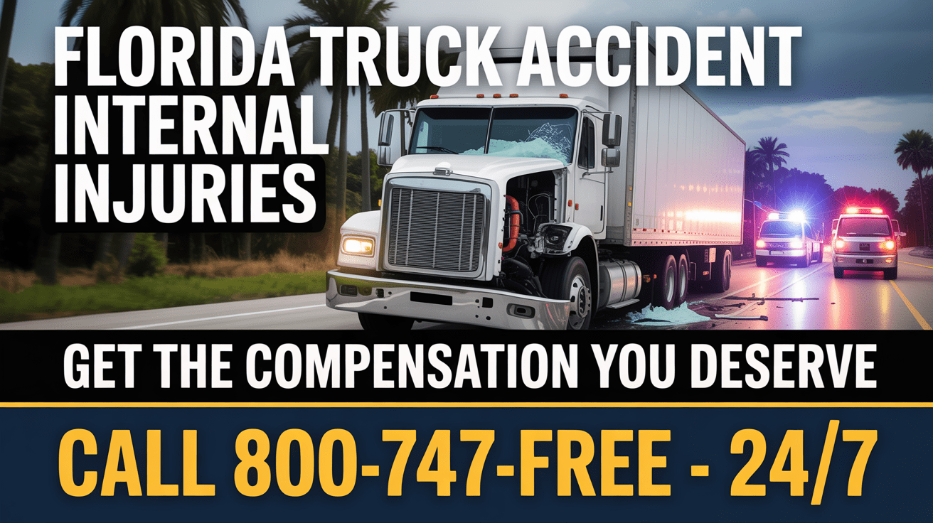 Abogado de Lesiones Internas en Accidentes de Camiones en Florida
