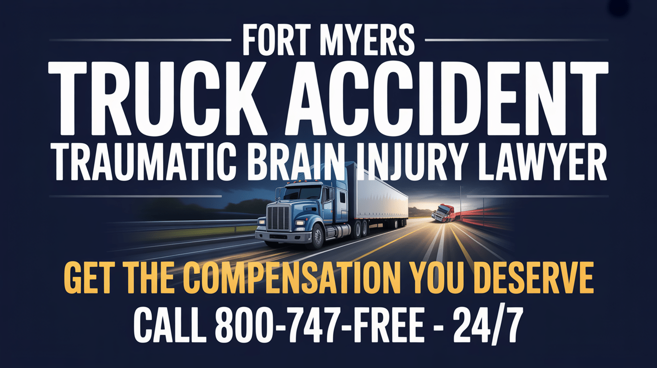 Abogado de lesiones cerebrales traumáticas por accidentes de camión en Fort Myers