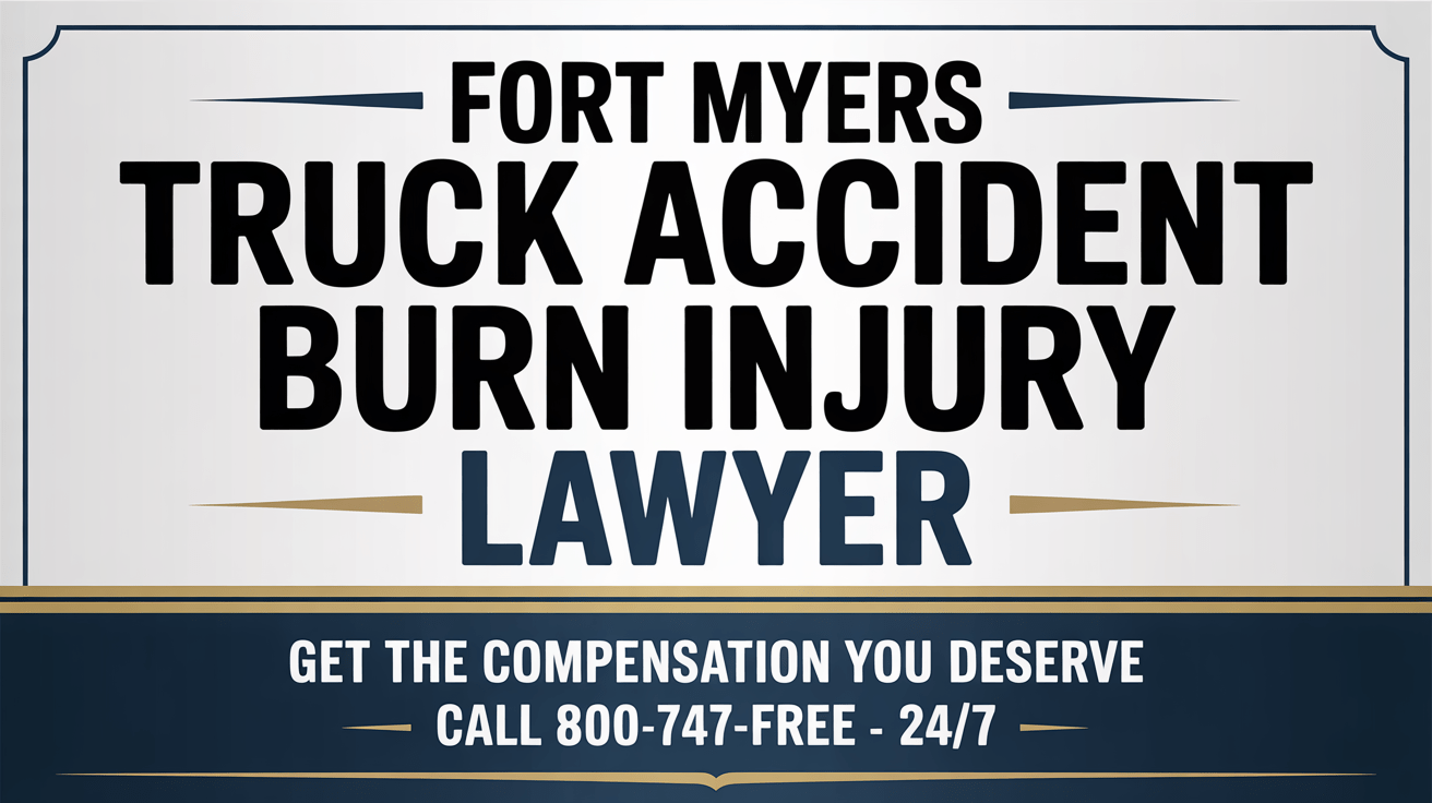 Fort Myers Truck Accident Burn Injury Lawyer