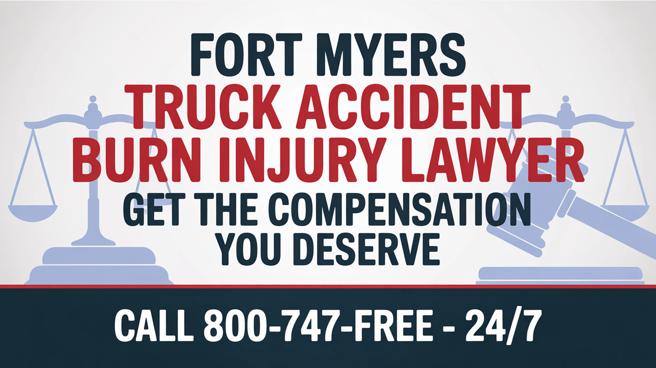 Fort Myers Truck Accident Burn Injury Lawyer