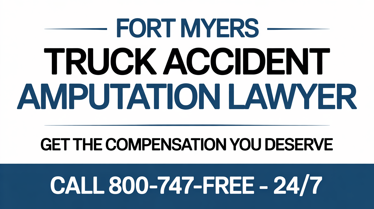 Abogado de Accidentes de Camión en Fort Myers