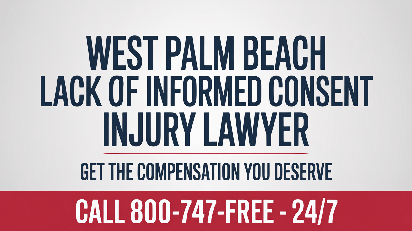 West Palm Beach Lack of Informed Consent Injury Lawyer
