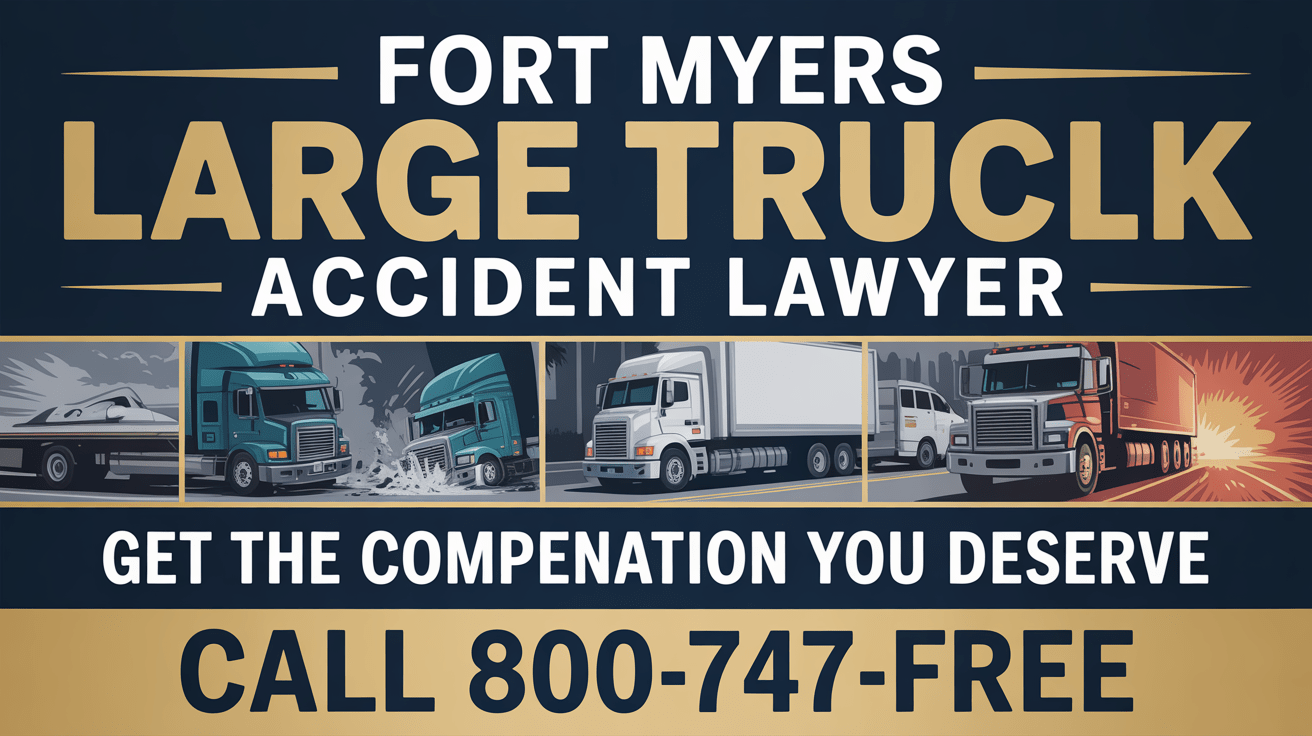 Abogado de Accidentes con Camiones Grandes en Fort Myers