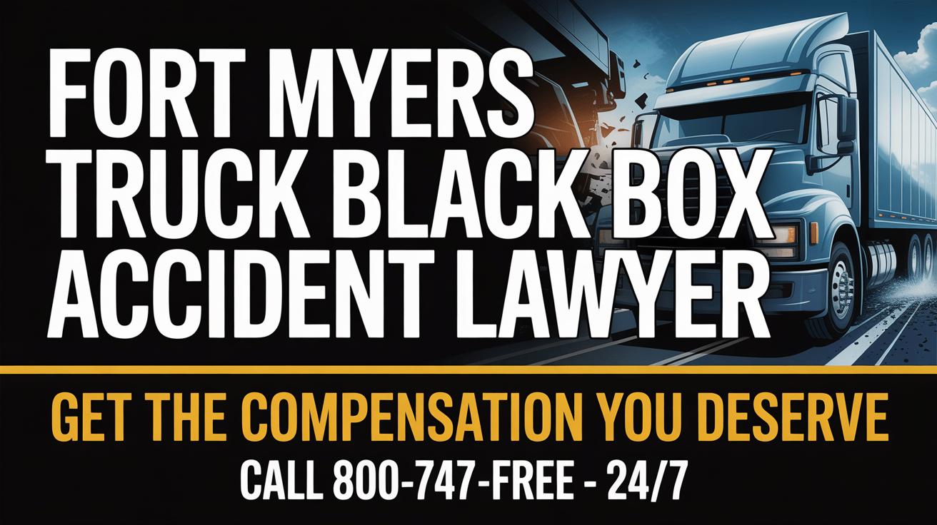 Fort Myers Truck Black Box Accident Lawyer