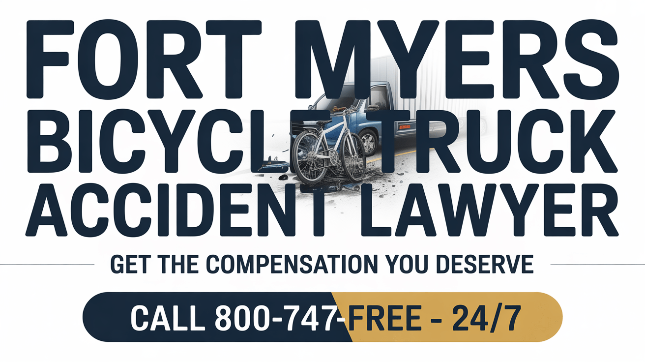 Abogado de Accidentes de Bicicleta y Camión en Fort Myers