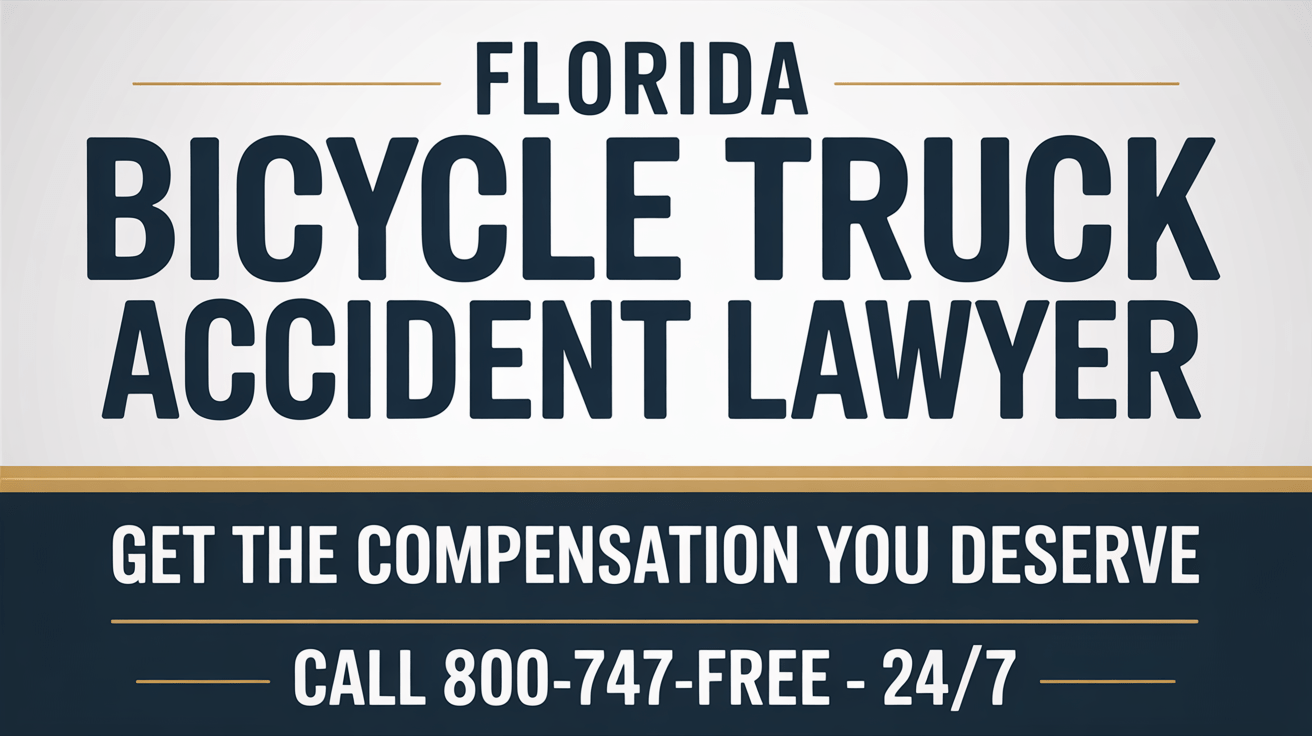 Abogado de Accidentes entre Bicicleta y Camión en Florida