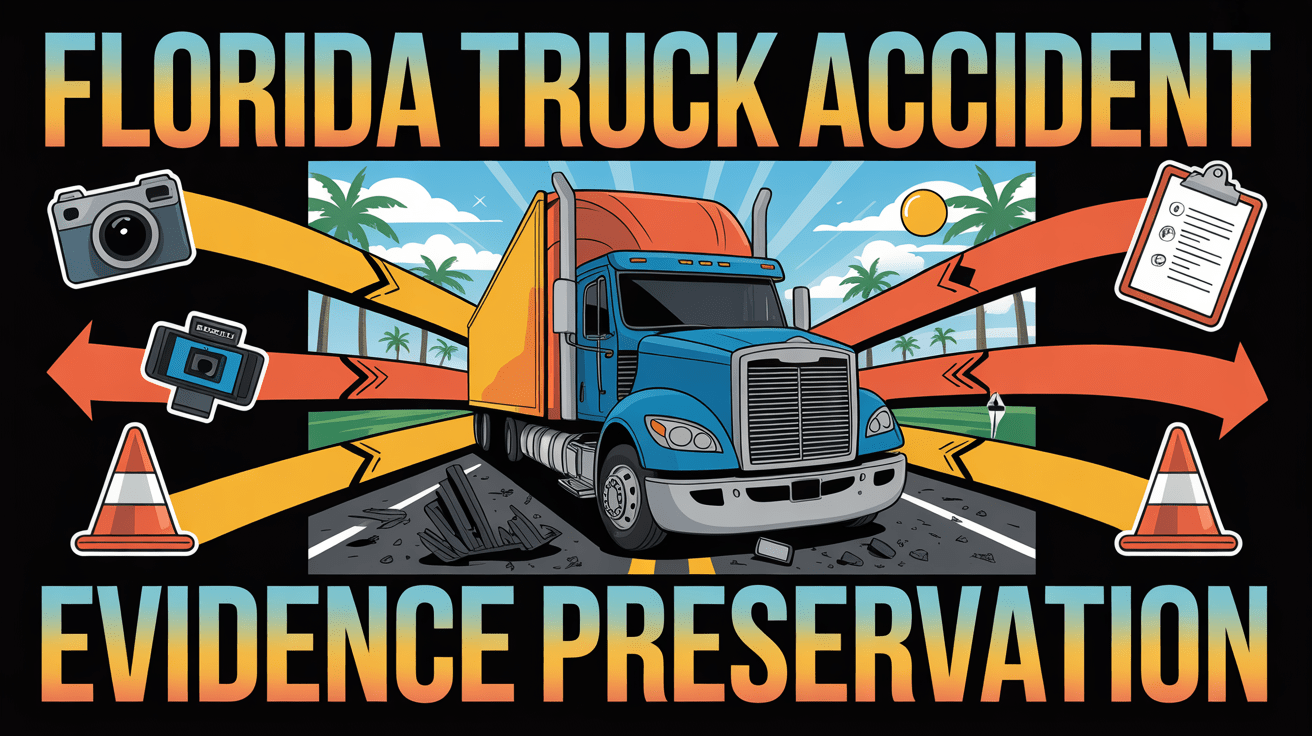 Abogado de Preservación de Evidencia en Accidentes de Camiones en Florida