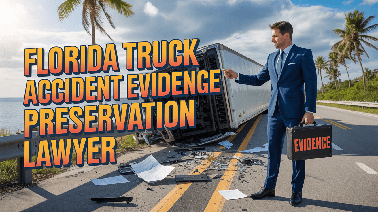 Abogado de Preservación de Evidencia en Accidentes de Camiones en Florida