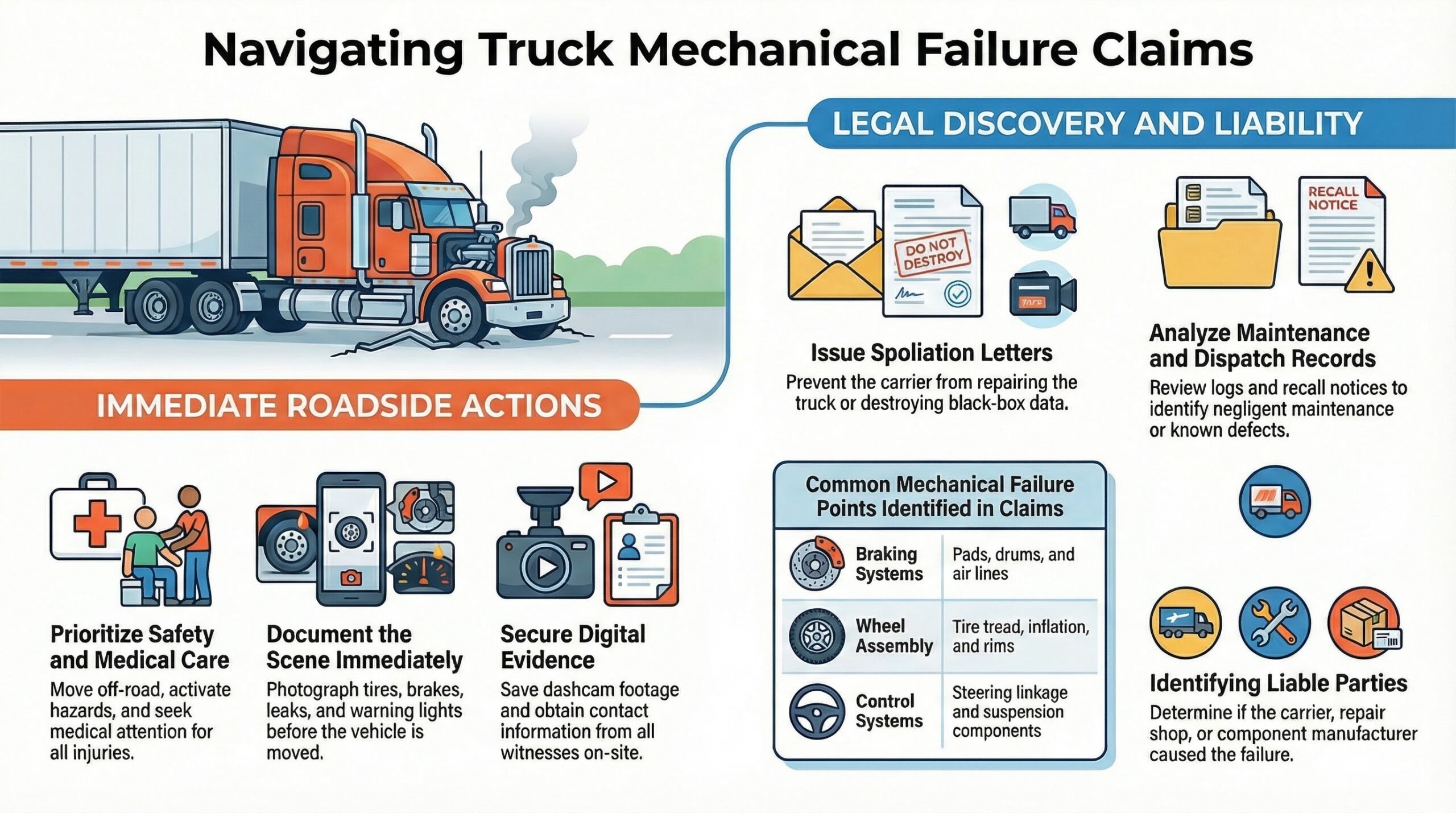 Navigating Truck Mechanical Failure Claims