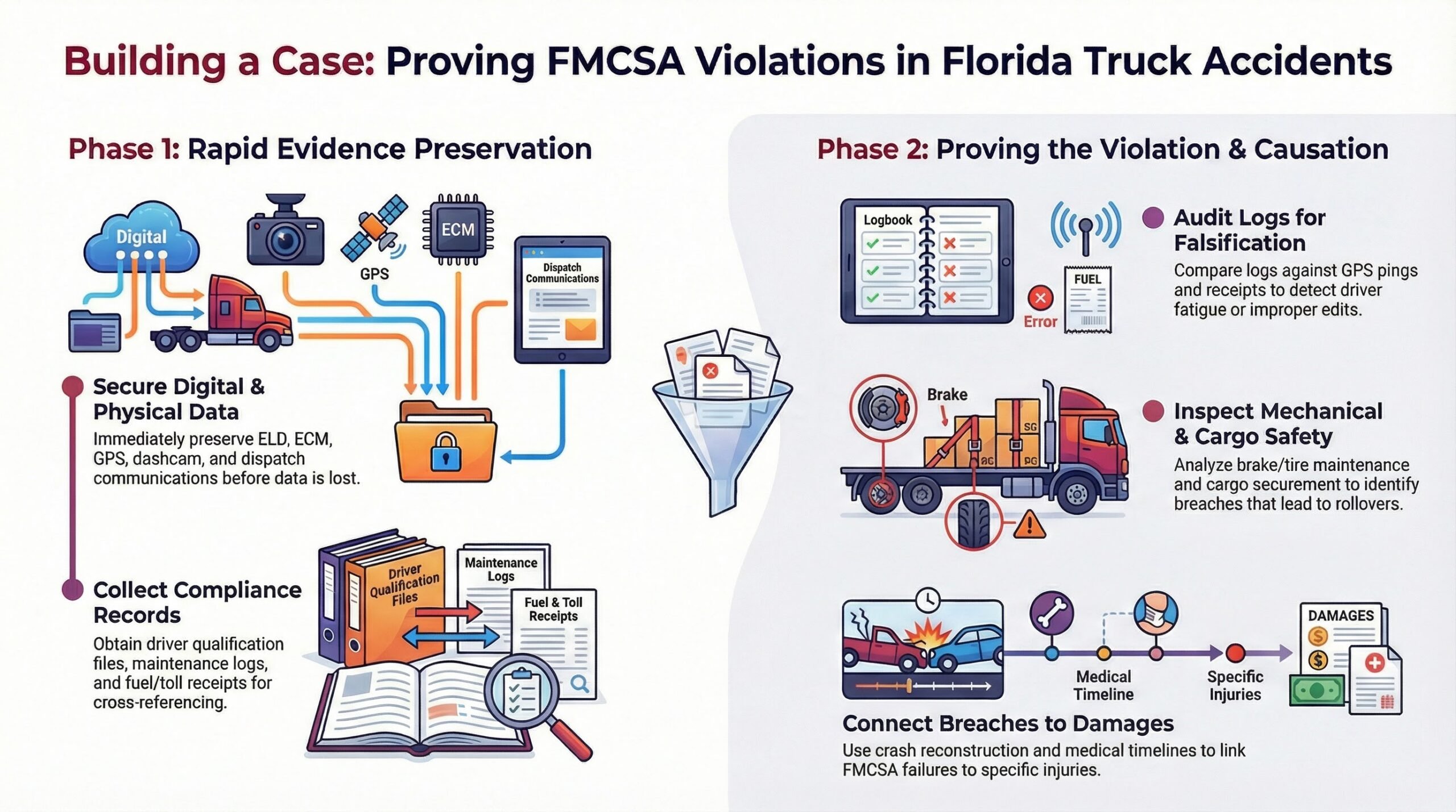 Proving Truck Accident FMCSA Violations