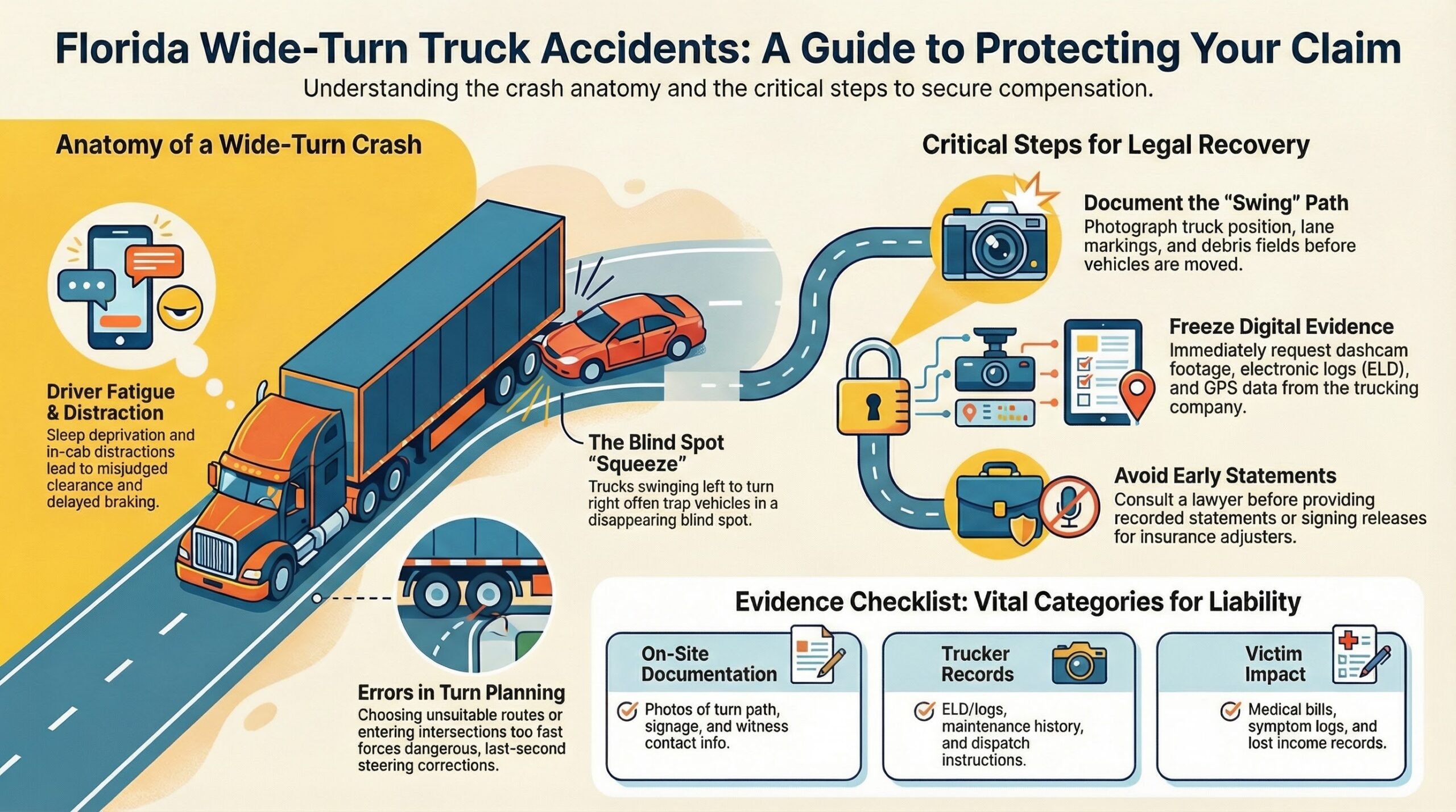 Florida Wide-Turn Truck Accident Guide