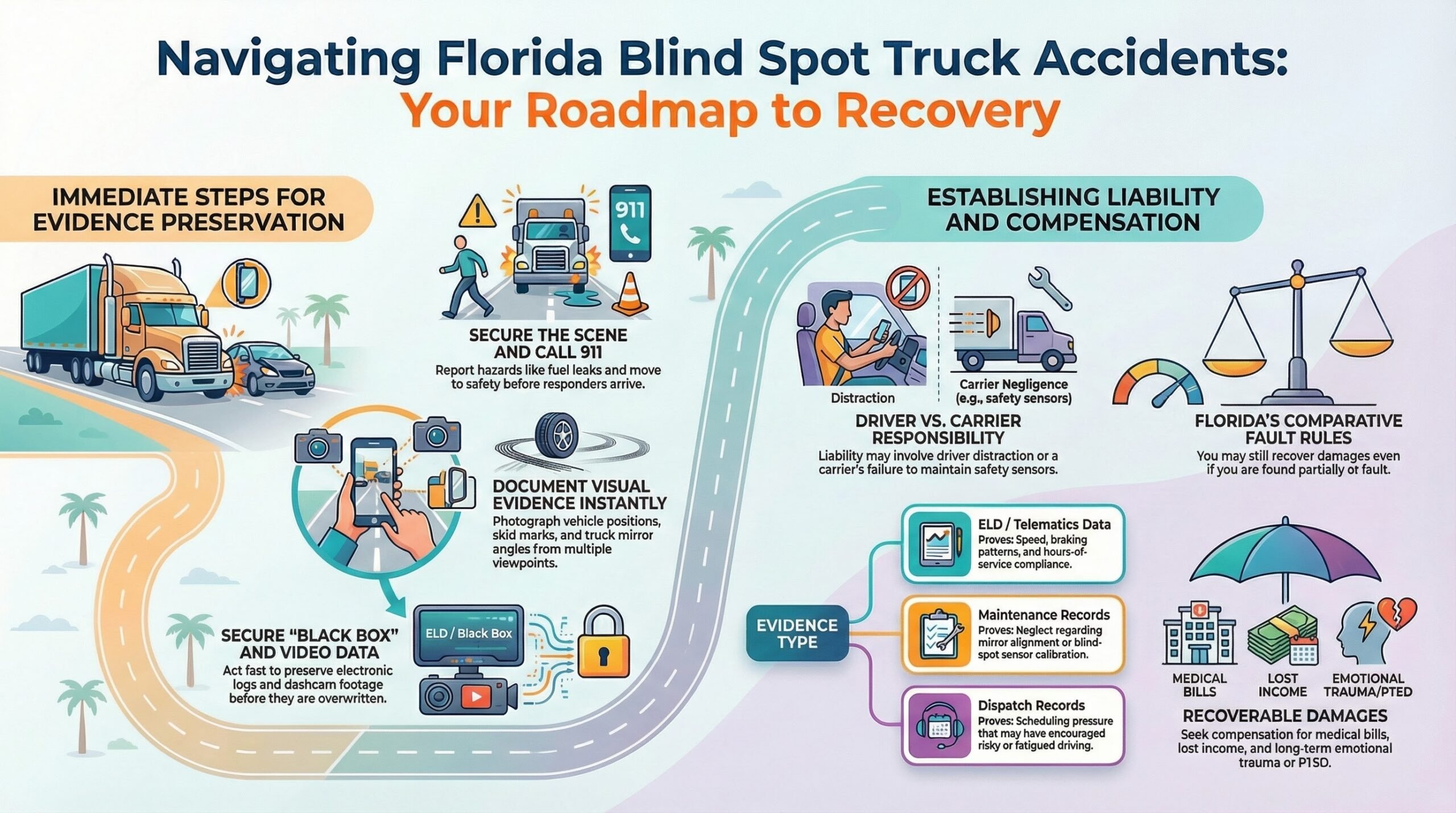 Florida Blind Spot Accident Roadmap