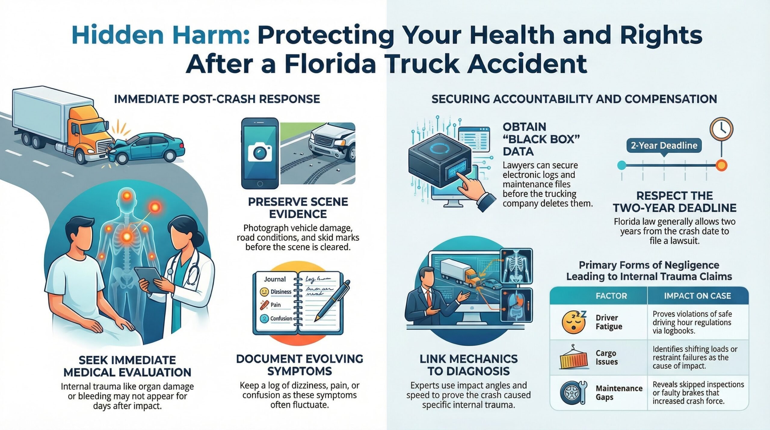 Guía de Respuesta a Accidentes de Camiones en Florida