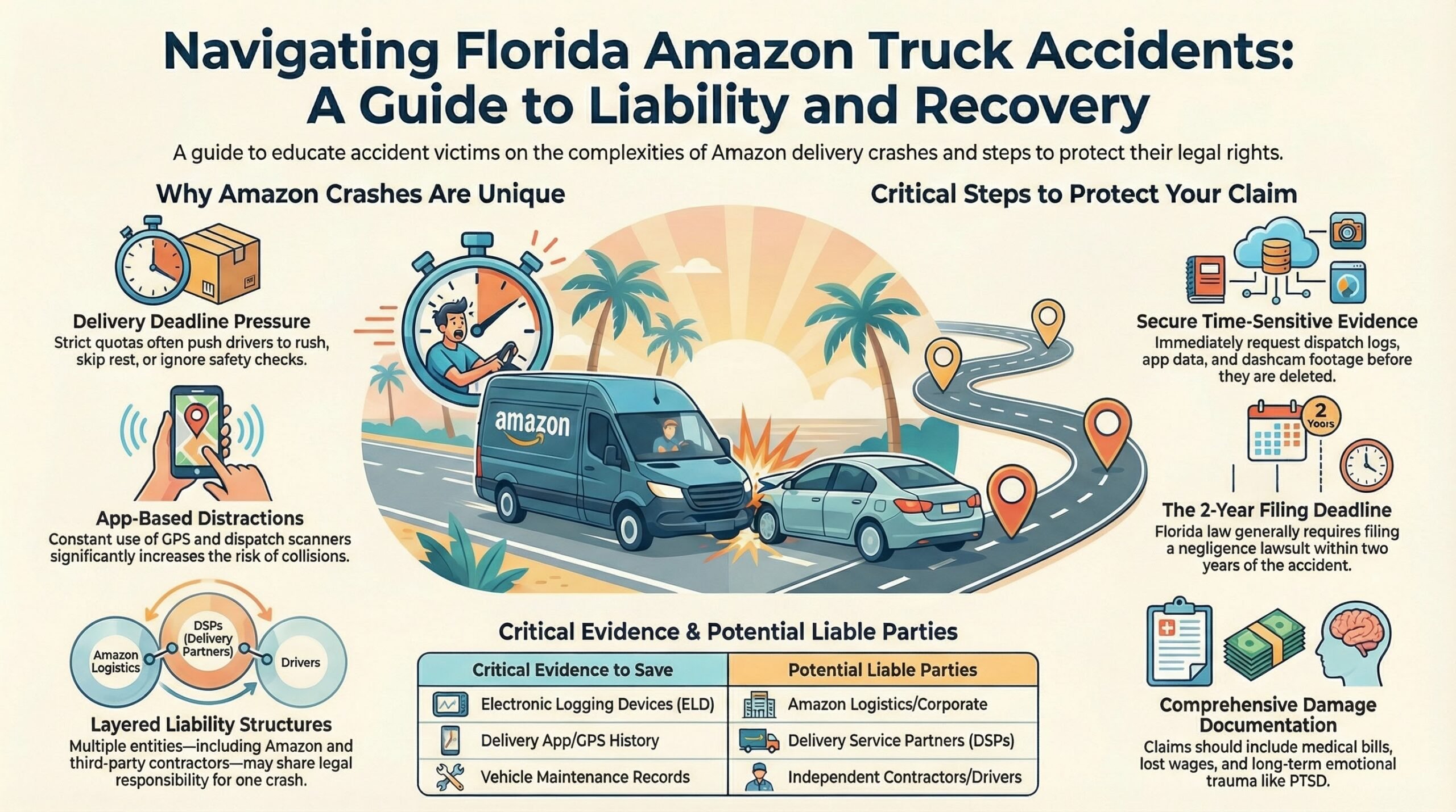Navigating Florida Amazon Truck Accidents