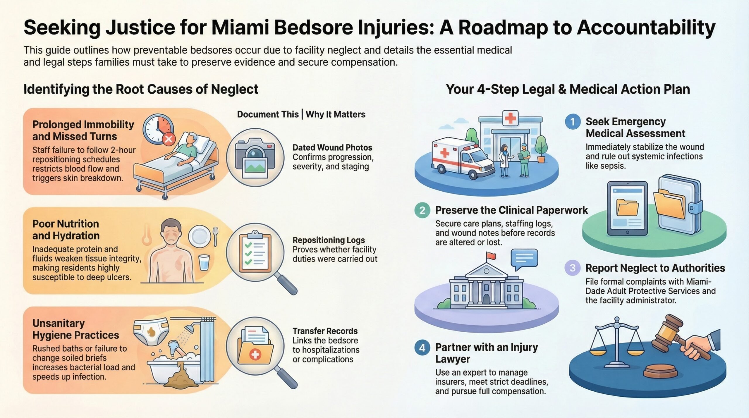 Miami Bedsore Injury Legal Roadmap