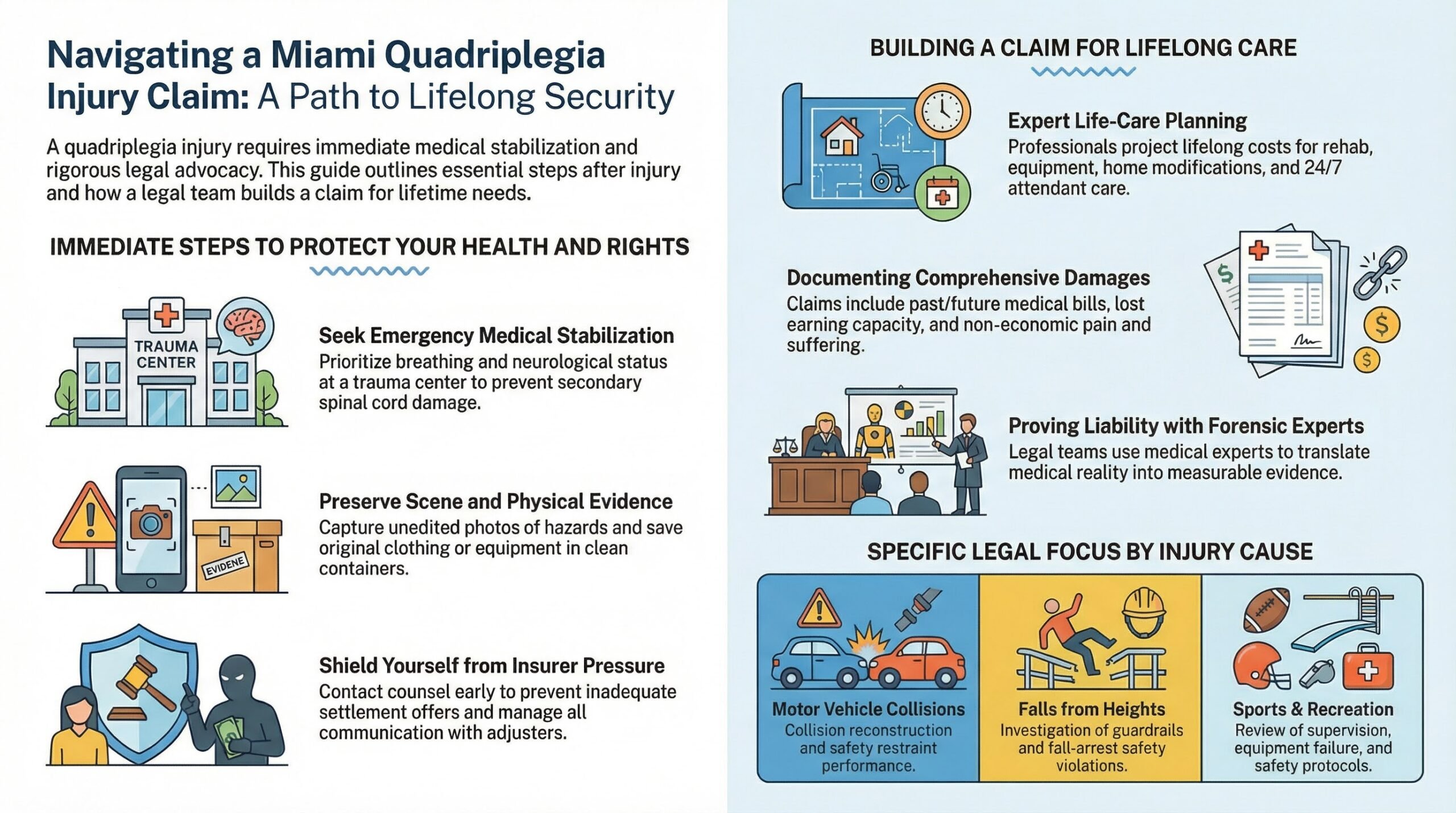 Navigating Miami Quadriplegia Injury Claims