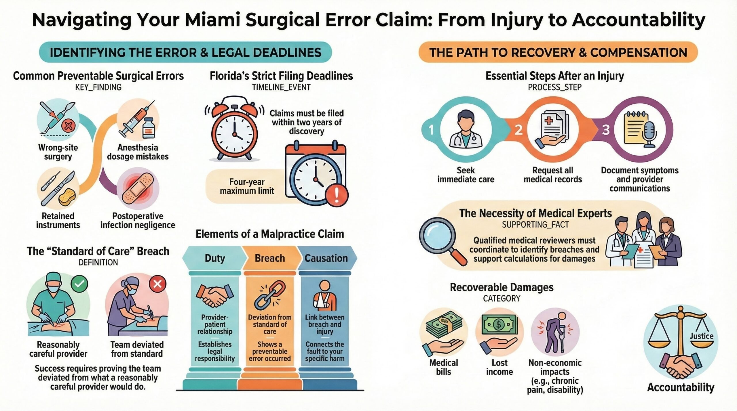Guía de Reclamos por Error Quirúrgico en Miami