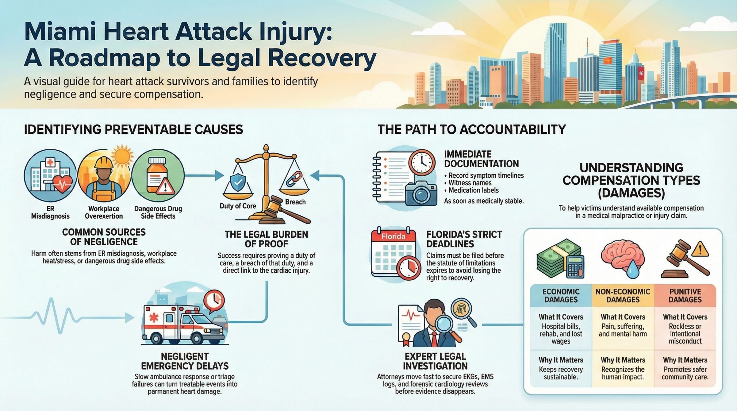 Miami Heart Attack Legal Roadmap