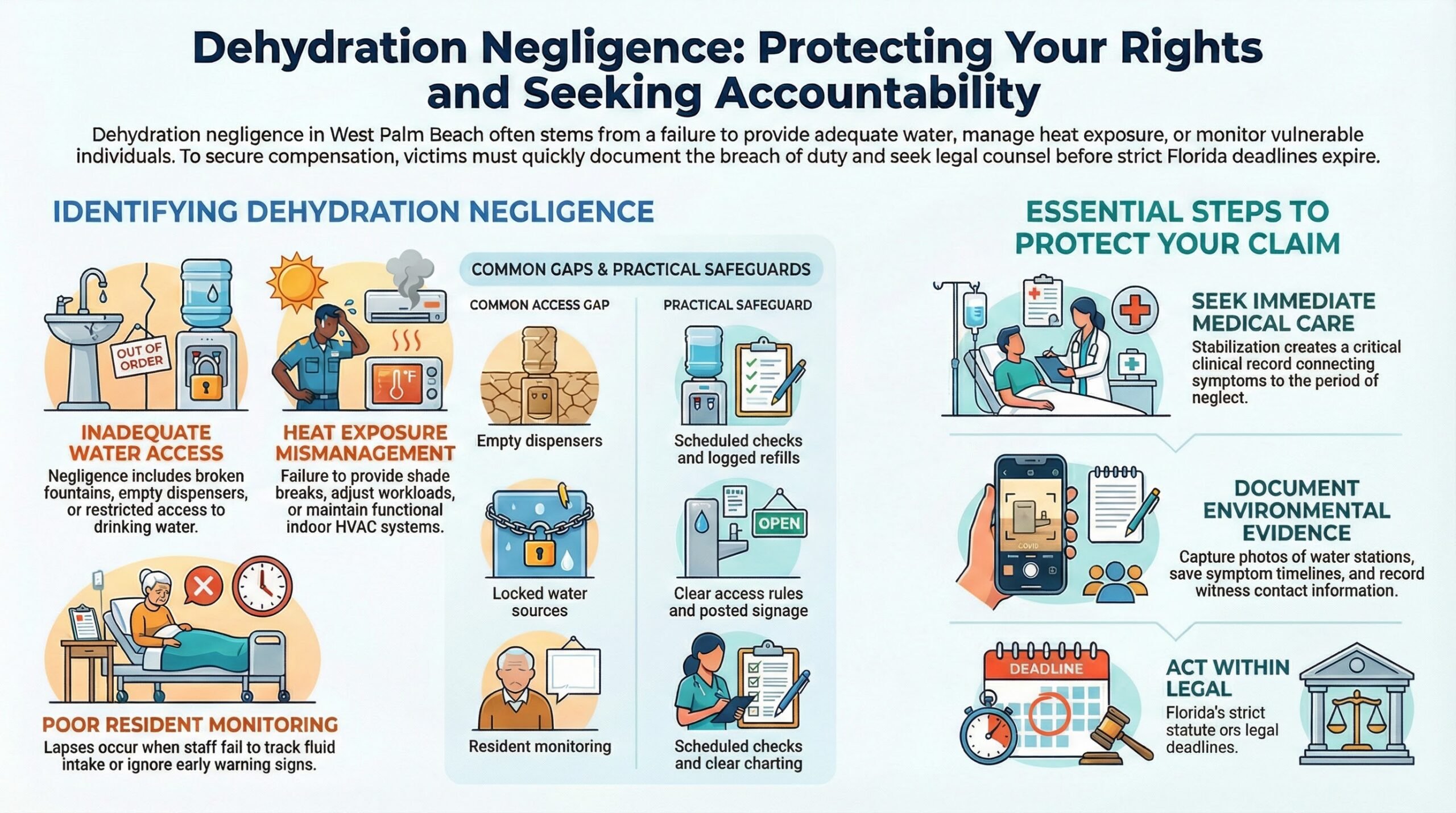 West Palm Beach Dehydration Negligence Injury Lawyer