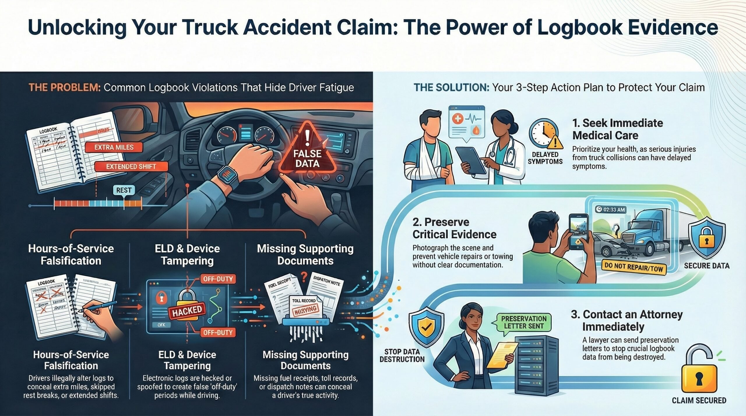 Orlando Truck Accident Logbook Violations Lawyer