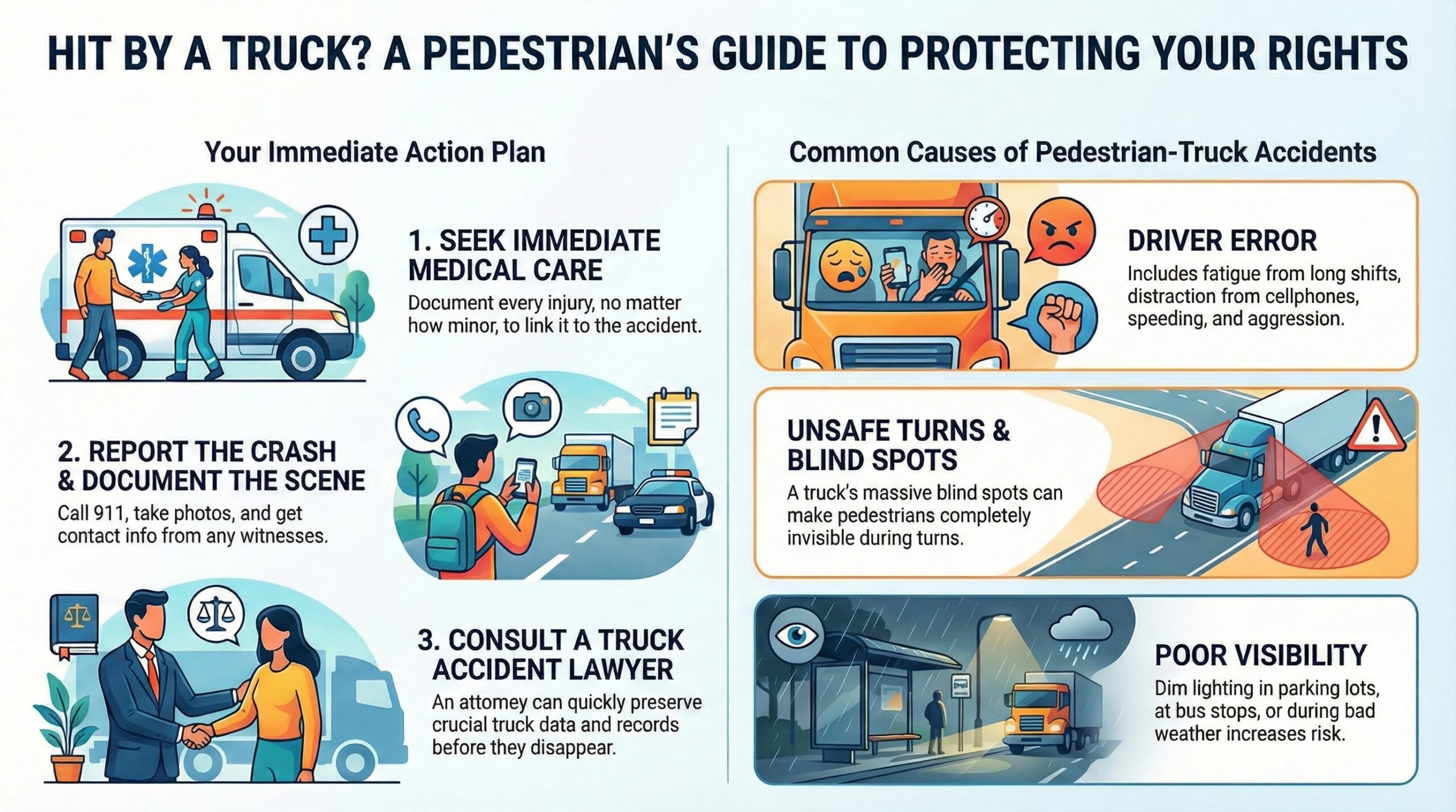 Orlando Pedestrian Truck Accident Lawyer