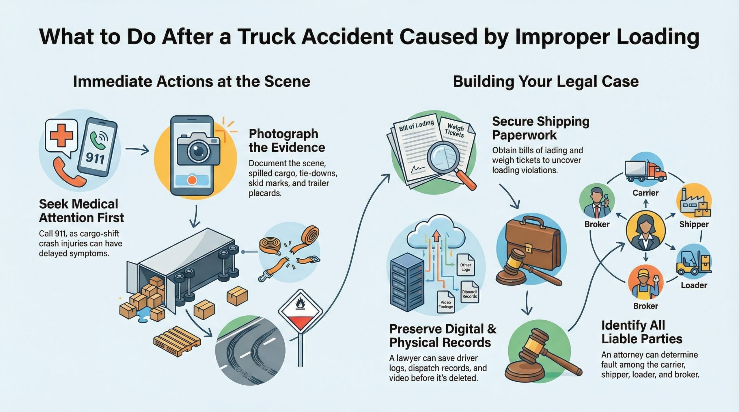 What to Do After a Truck Crash