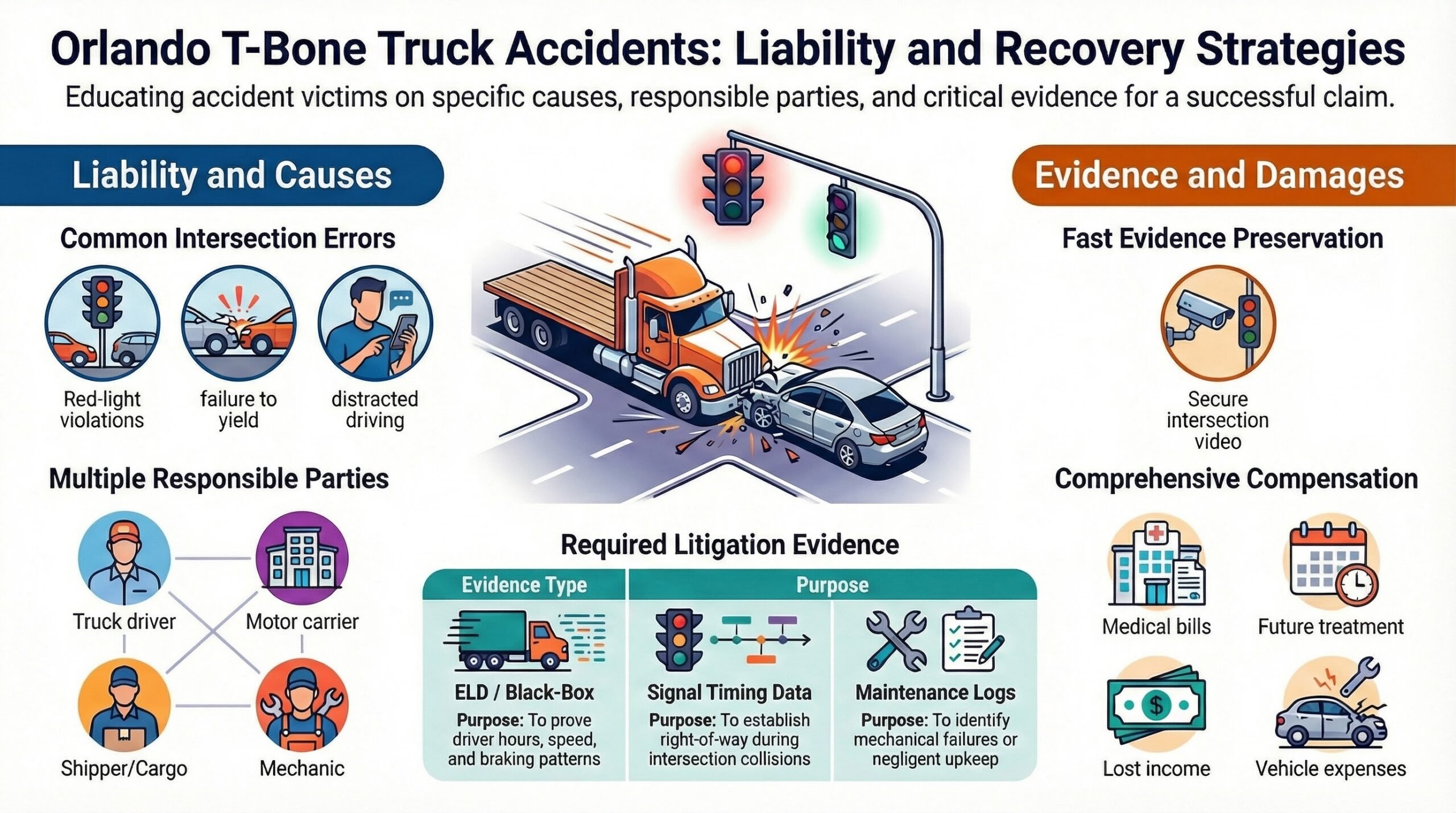 Orlando T-Bone Truck Accident Guide