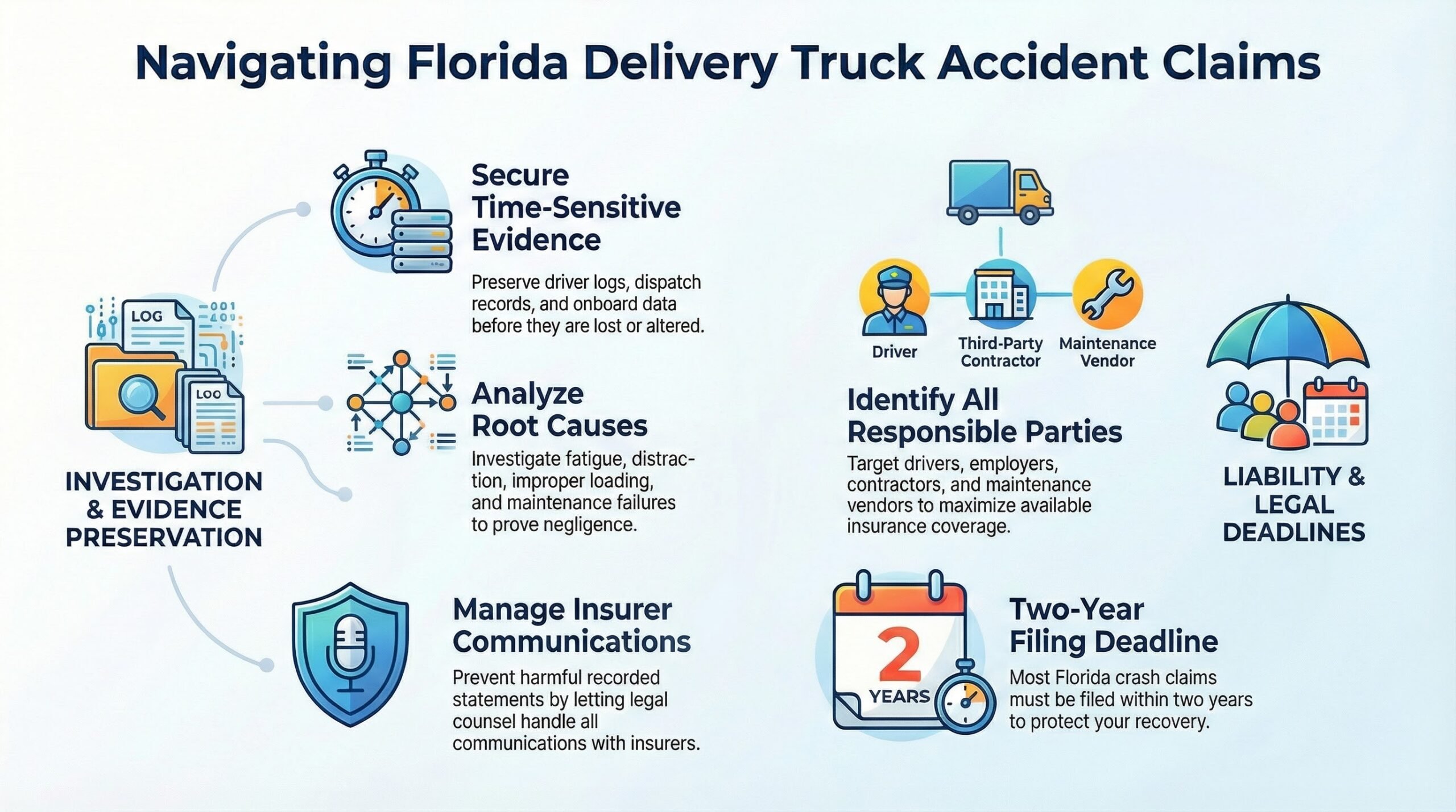 Florida Delivery Truck Accident Claims