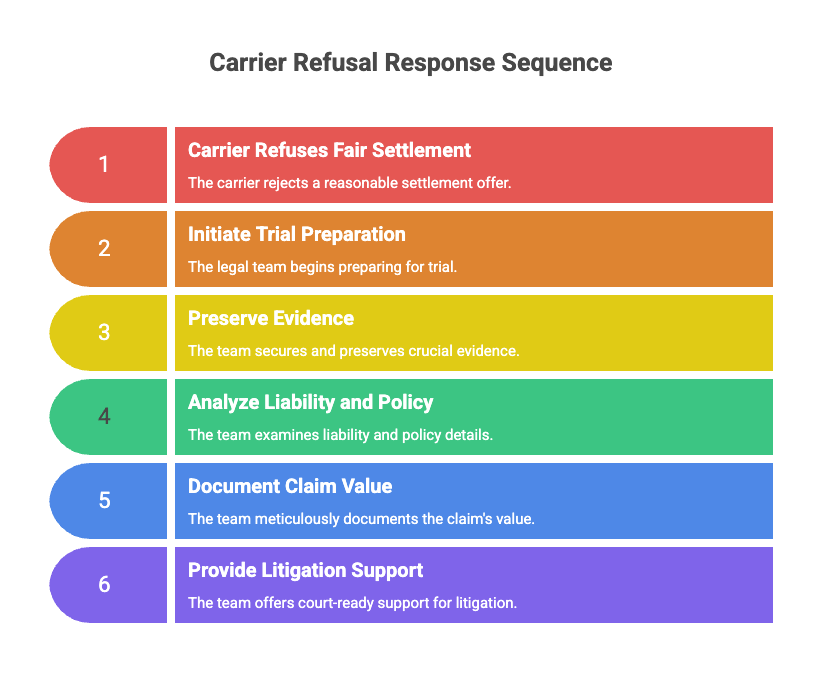 Carrier Refusal Response Sequence