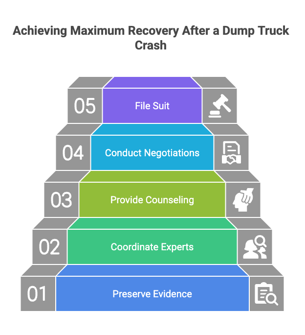 Achieving Maximum Recovery After a Dump Truck Crash