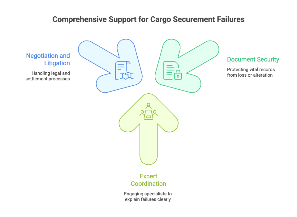 Comprehensive Support for Cargo Securement Failures