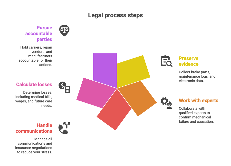 Legal process steps