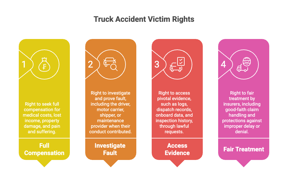 Truck Accident Victim Rights