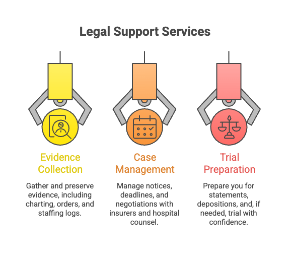 Servicios de apoyo legal