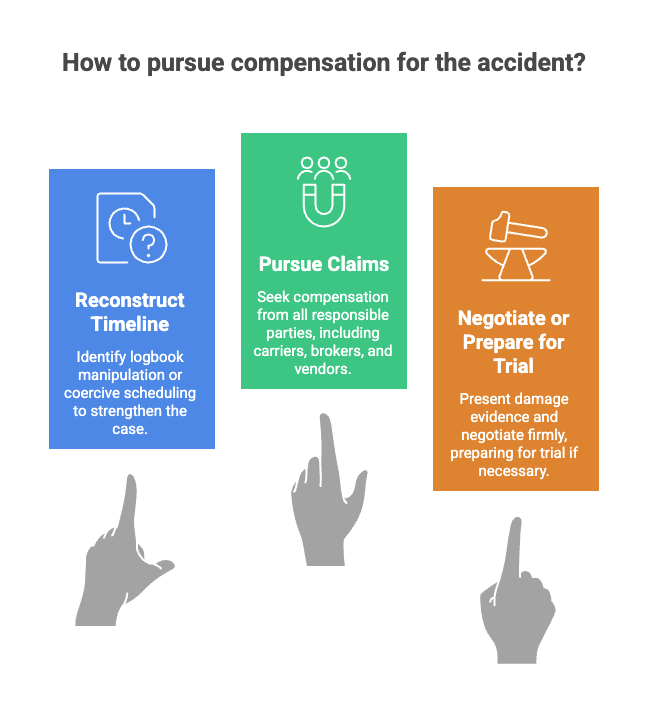 How to pursue compensation for the accident?