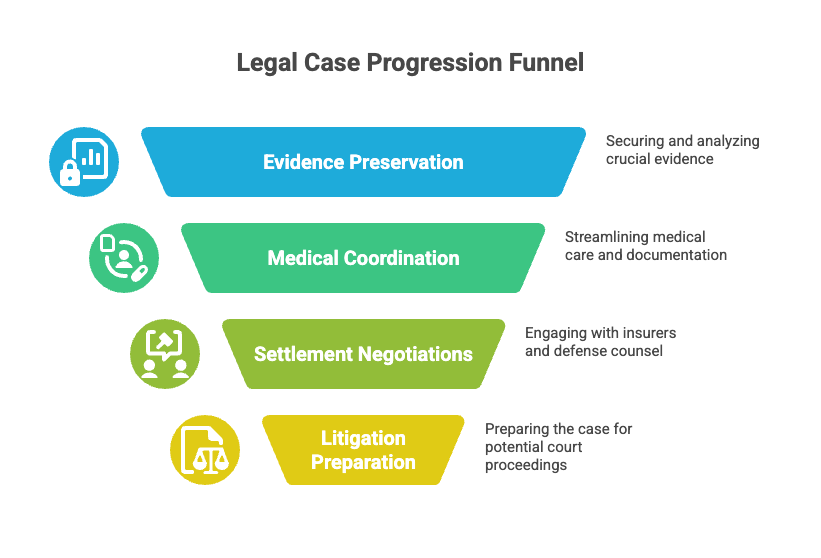 Embudo de Progresión del Caso Legal