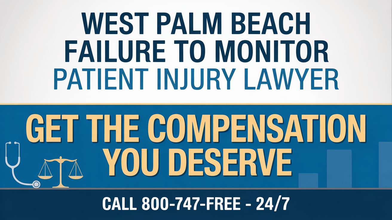 Abogado de Lesiones por Falta de Monitoreo de Pacientes en West Palm Beach