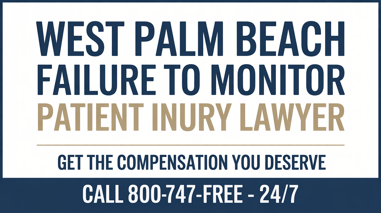 Abogado por Lesiones de Pacientes por Falta de Monitoreo en West Palm Beach