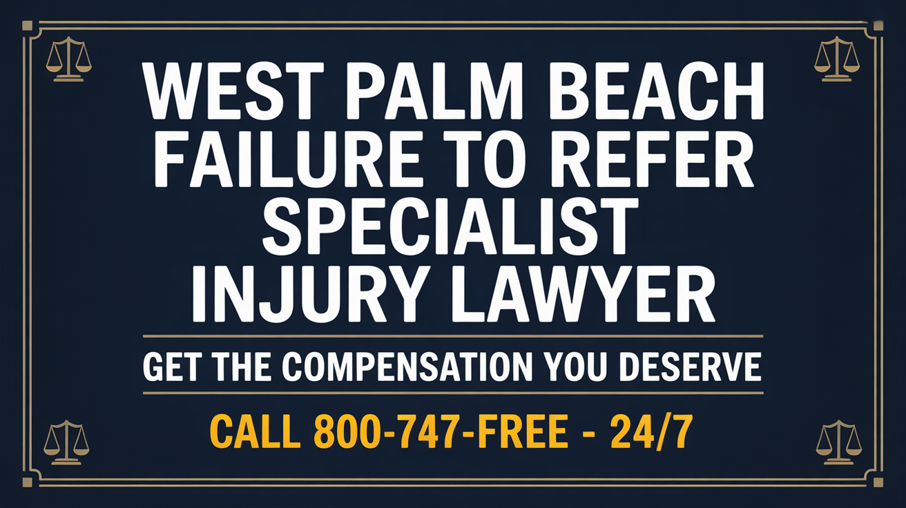 Abogado de lesiones por falta de referencia en West Palm Beach